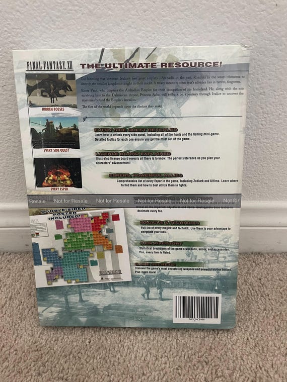 Final Fantasy XII - Bradygames Signature Series Guide - CUSTOM