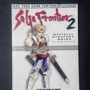 PLV Publicitaire Saga Frontier 2 Pour PS1 - Big Box Promo SquareSoft, Stand De Magasin
