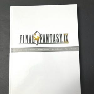 Final Fantasy IX - Prima Games - CUSTOM HARDCOVER