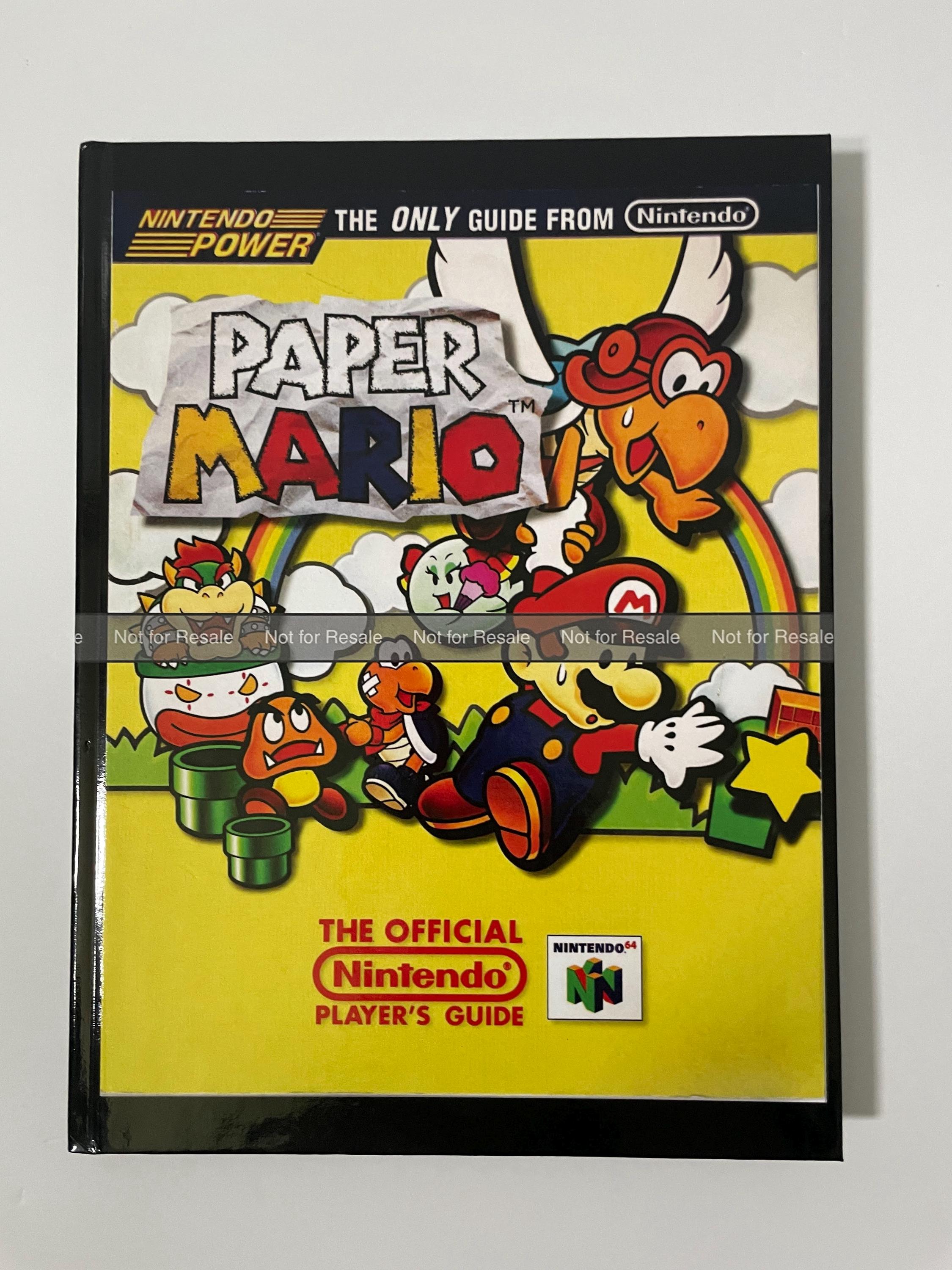 完売　入手困難　LoFi: Paper Mario (アナログレコード) Paper Mario - Nintendo Player's Guide - CUSTOM HARDCOVER - Etsy