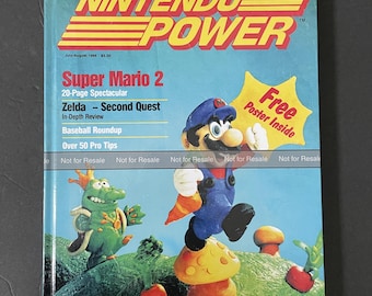 Nintendo Power - Issue 1 - CUSTOM HARDCOVER