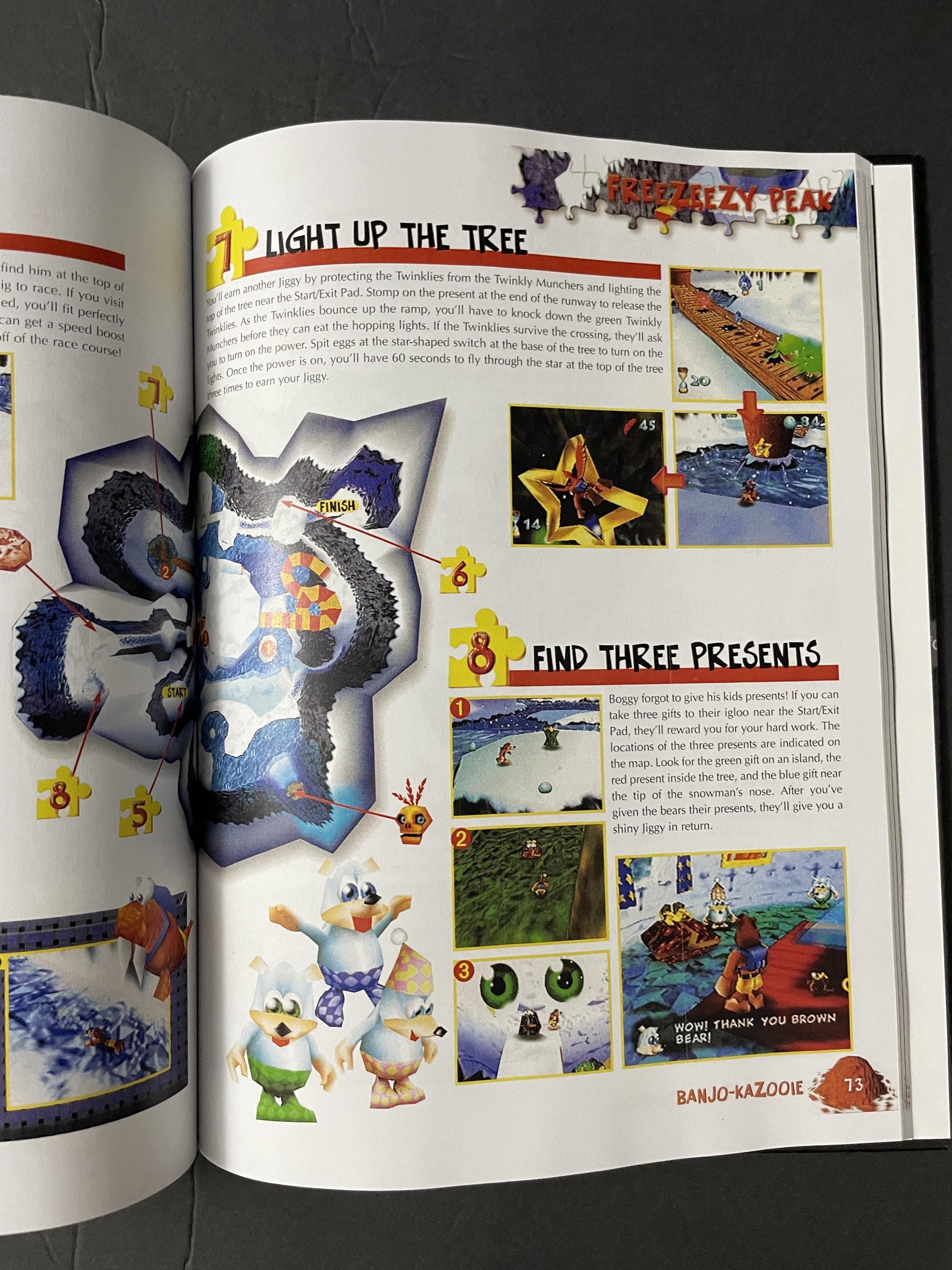 Banjo-kazooie - Nintendo Player's Guide - CUSTOM HARDCOVER - Etsy