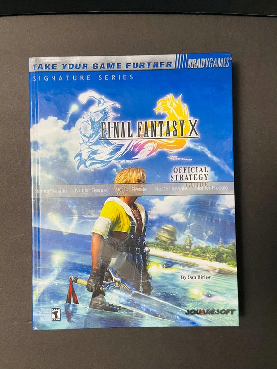 Final Fantasy X - Bradygames Official Strategy Guide - CUSTOM