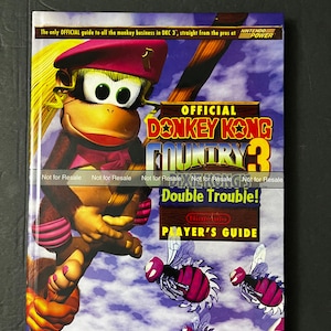 Donkey Kong Country 3: Dixie Kong&#39;s Double Trouble - Nintendo Player&#39;s Guide - CUSTOM HARDCOVER
