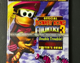 Donkey Kong Country 3: Dixie Kong's Double Trouble - Nintendo Player's Guide - CUSTOM HARDCOVER