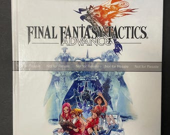 GUIDE OFFICIEL FRANÇAIS FINAL FANTASY TACTICS ADVANCE - NEUF