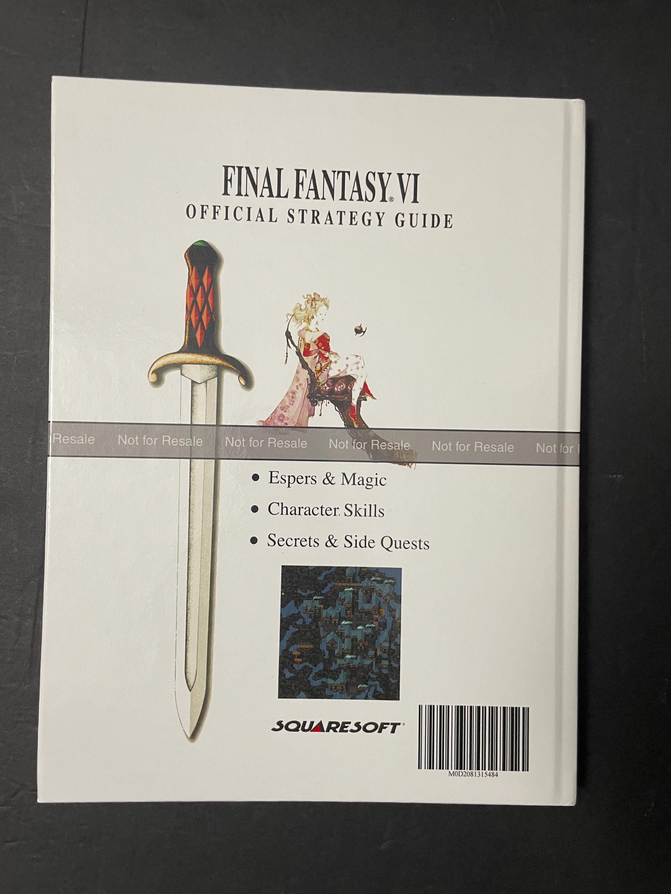 Final Fantasy VI - Bradygames Official Strategy Guide - CUSTOM