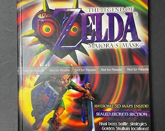 The Legend of Zelda: Majora's Mask - Prima's Official Strategy Guide - CUSTOM HARDCOVER