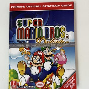 Super Mario Bros. Deluxe - Prima&#39;s Official Strategy Guide - CUSTOM HARDCOVER