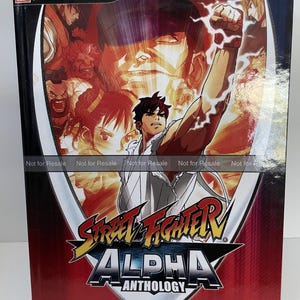 Street Fighter Alpha Anthology - BradyGames Official Strategy Guide - CUSTOM HARDCOVER