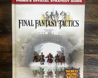 Final Fantasy Tactics | Prima's Official Strategy Guide| Premium Hardcover Collector’s Reprint