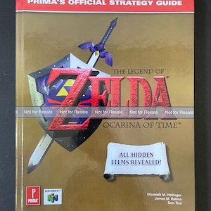 The Legend of Zelda: Ocarina of Time - Prima Official Strategy Guide - CUSTOM HARDCOVER