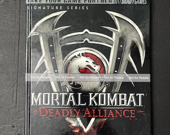 Mortal Kombat: Deadly Alliance - BradyGames Signature Series Guide - CUSTOM HARDCOVER