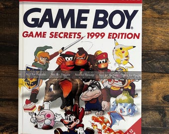 Game Boy Game Secrets, 1999 Edition - Prima's Official Strategy Guide - CUSTOM HARDCOVER