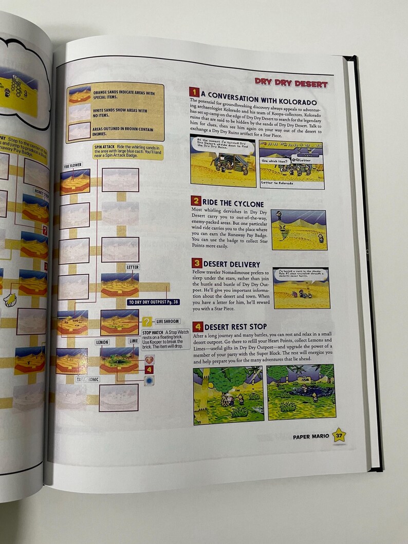 Super Paper Mario Prima Guide.pdf Paper Mario - Nintendo Player's Guide - CUSTOM HARDCOVER - Etsy