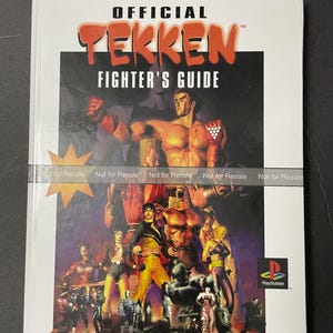 Tekken - BradyGames Official Fighter&#39;s Guide - CUSTOM HARDCOVER
