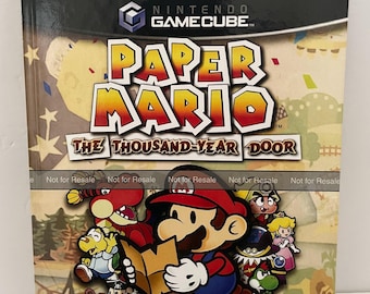 Paper Mario: The Thousand-Year Door - Nintendo Player's Guide - CUSTOM HARDCOVER