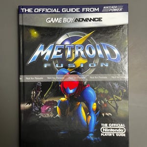 Metroid Fusion - Nintendo Player&#39;s Guide - CUSTOM HARDCOVER