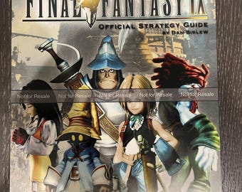 Final Fantasy IX w/ PlayOnline Secrets - BradyGames Official Strategy Guide - CUSTOM HARDCOVER