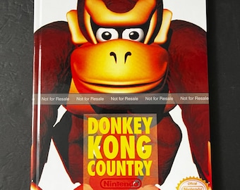 Donkey Kong Country - Nintendo Player's Guide - CUSTOM HARDCOVER