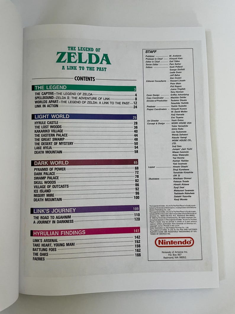The Legend of Zelda: A Link to the Past - Guía del jugador de Nintendo - TAPA DURA PERSONALIZADA imagen 2