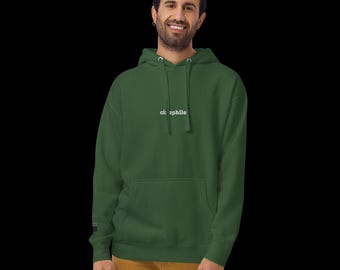 Cinephile Hoodie: Minimalist Movie Lover Gift