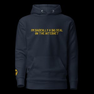 Big Deal on the Internet Hoodie – Funny Social Media Loungewear
