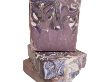 Chocolate Lavender Soap - all natural plant based ingredients for creamy, sudsy lather