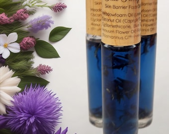 Blue Tansy and Rosemary Facial Oil - lightweight face serum 100% natural clean beauty