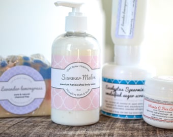 Grab Bag assortment of full size beauty products - below half price soap scrubs lotion balms butters