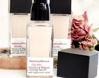 Moisture Repair Orange Serum + Hyaluronic Acid - natural, organic small batch skincare