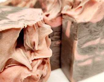 Raspberry Truffle Soap - Vegan Blend of Oils - Decadent Treat Soap Bar - Fruity, Creamy