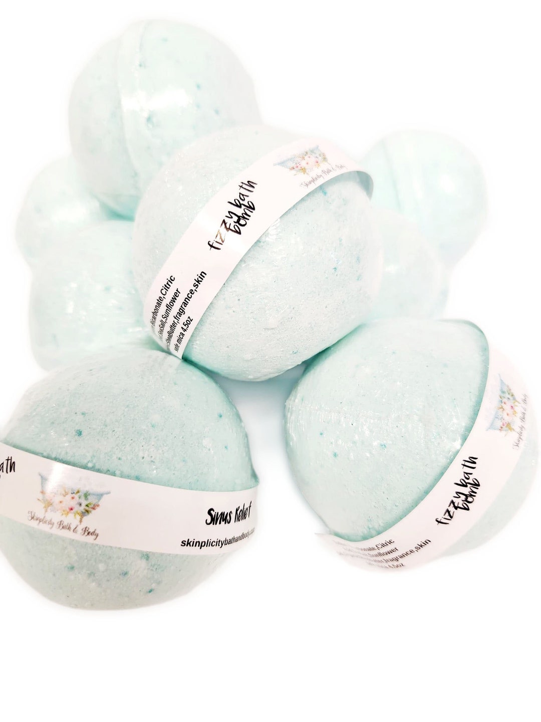 Sinus Relief Bath Bomb Bath Fizzy Spa Gift Aromatherapy to Etsy