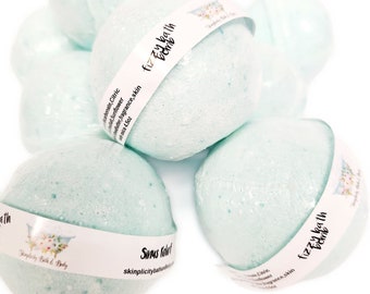 Sinus Relief Bath Bomb, Bath Fizzy, spa gift, aromatherapy to clear your head