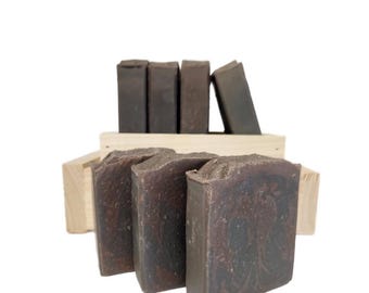 Smoked and Stirred Vegan Soap - coffee, butterscotch and bourbon, bonfire blend