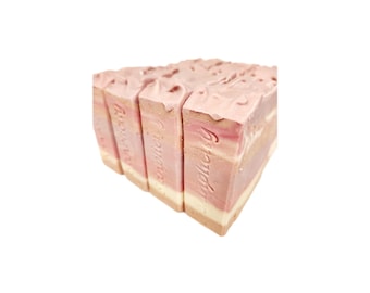 Pink Lilac & Willow Soap - Vegan Blend of Oils - delicate, sophisticated, super sudsy and moisturizing