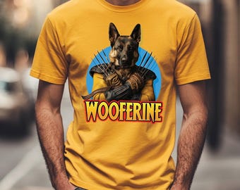 Camiseta Wolverine para amantes de los perros pastor alemán