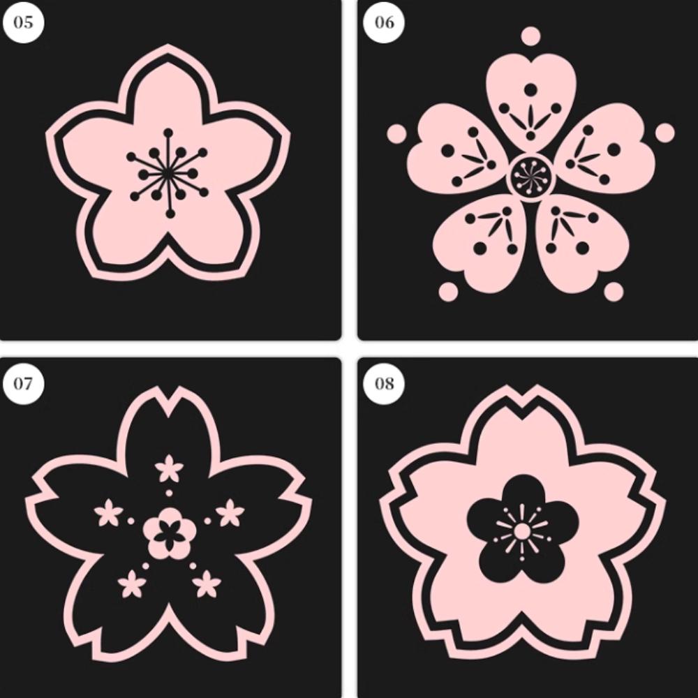 Petal Fall Procreate Brush – Cherry Blossom & Peach Flower Patterns for ...