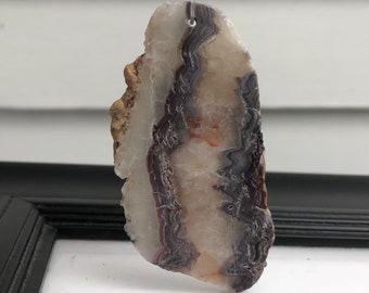 Crazy Lace Agate Freeform Slice Focal