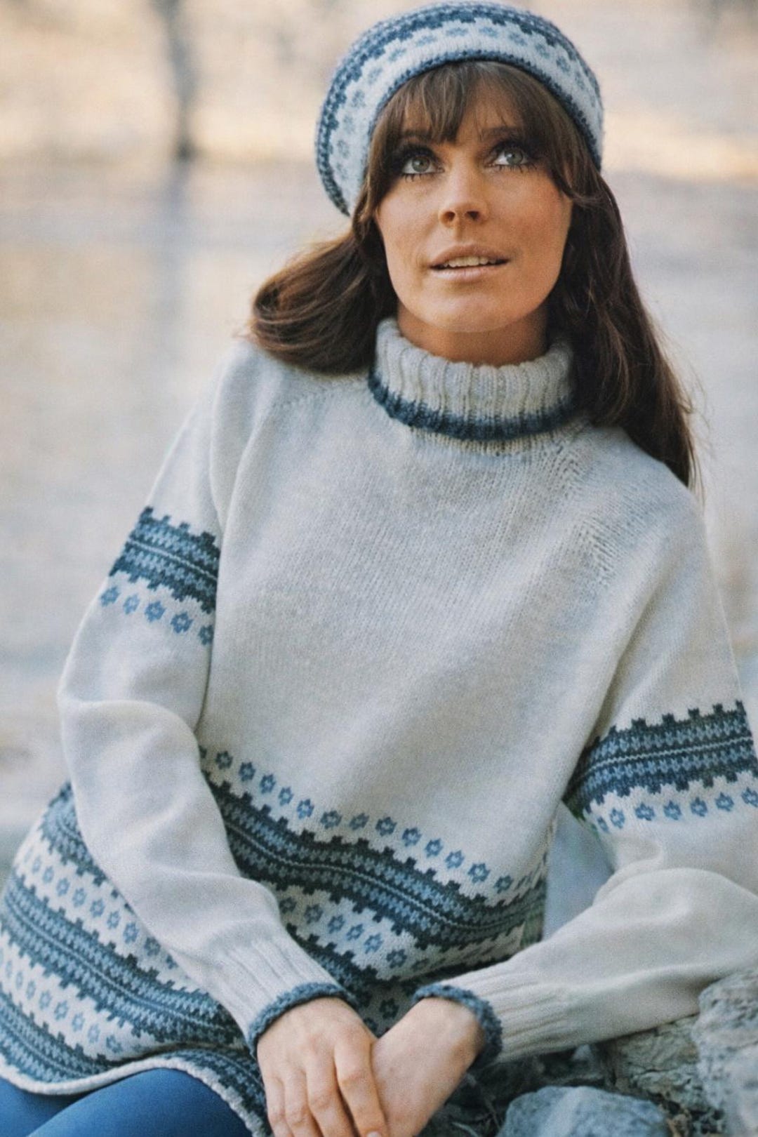 Intro Price 1 Again! – Retro Nordic Sweater Knitting Pattern PDF ...