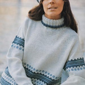 Retro Nordic Sweater - Etsy