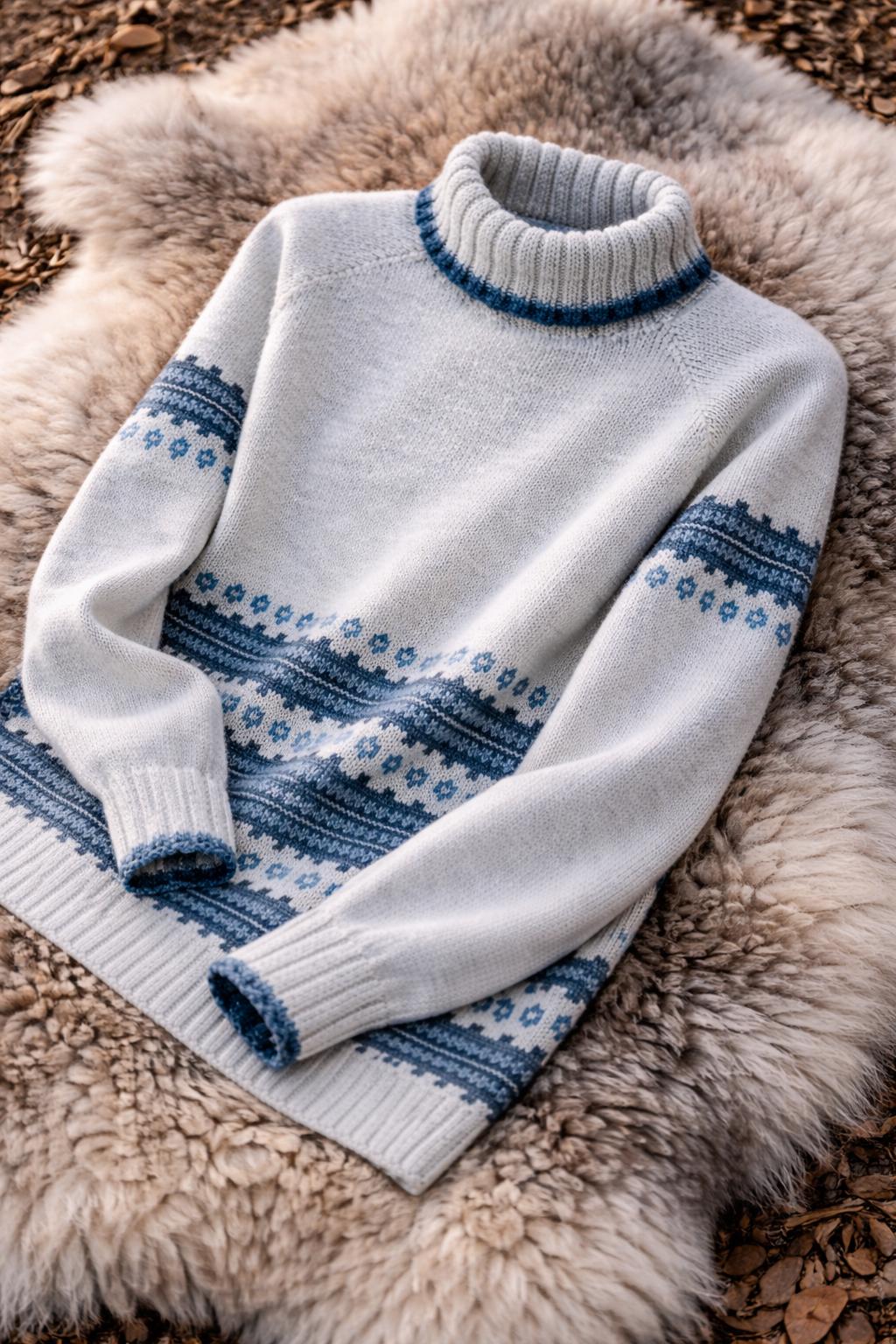SUMMER OFFER! - Retro Nordic Sweater Knitting Pattern PDF ...