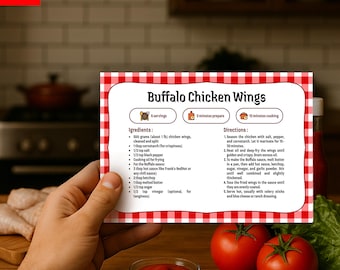 Editable Recipe Card Template Canva, Cooking Class Worksheet, Food Blogger Recipe Sheet Printable, Custom Family Cookbook Journal Page