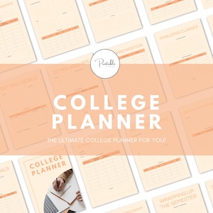 College Planner – Student Planner – Academic Planner – Student Printable – Back to School – Study Planner – Assignment Tracker