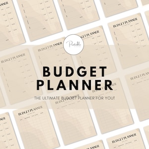Budget Planner – Budget Planner Book – Fianancial Planner – Money Planner – Budget Workbook – Financial Organizer