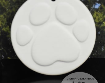 Paw Print Ornament