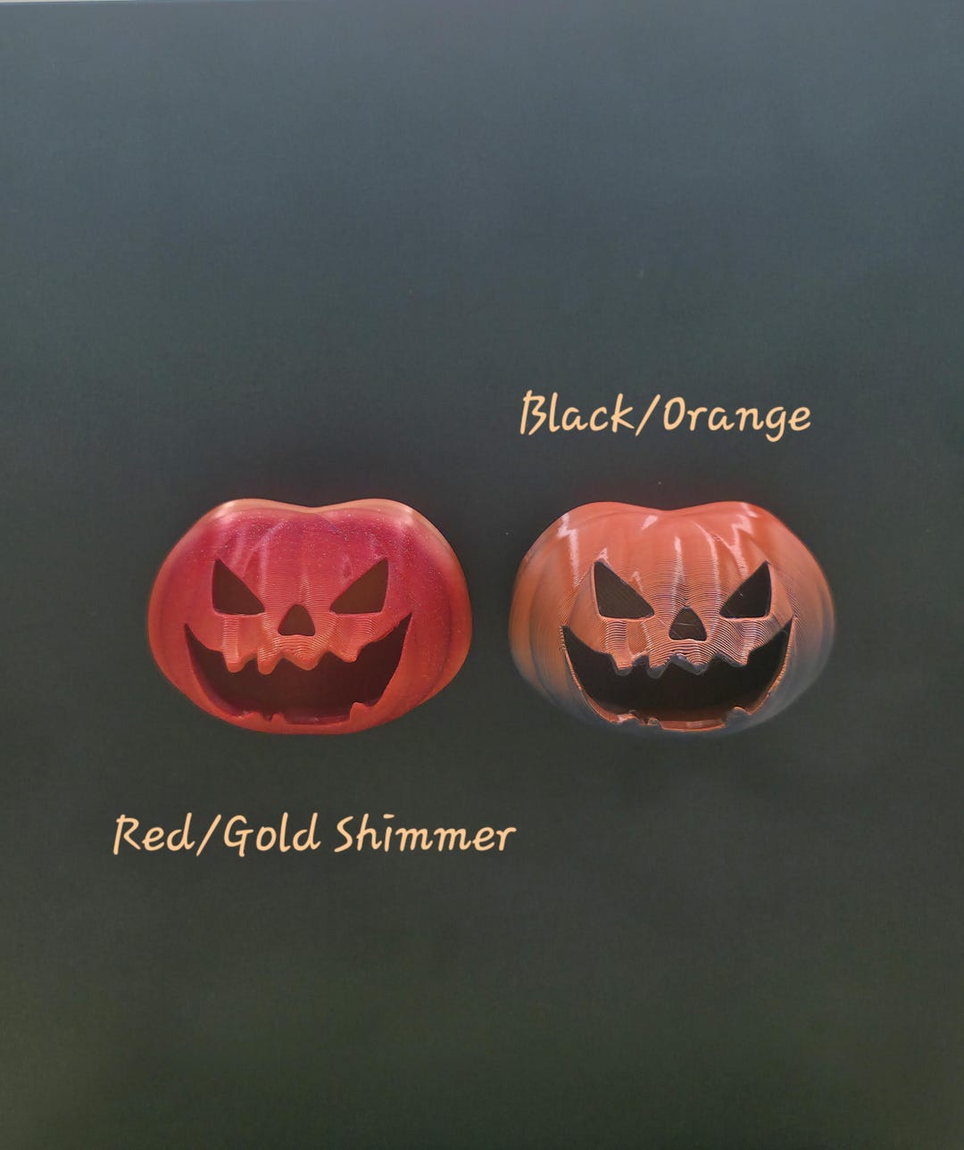Jack O Lantern Pumpkin Magnetic Jumping Spider Hide - Etsy