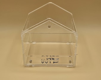 4x4x4 Magnetic Front Jumping Spider/Arachnid Enclosure