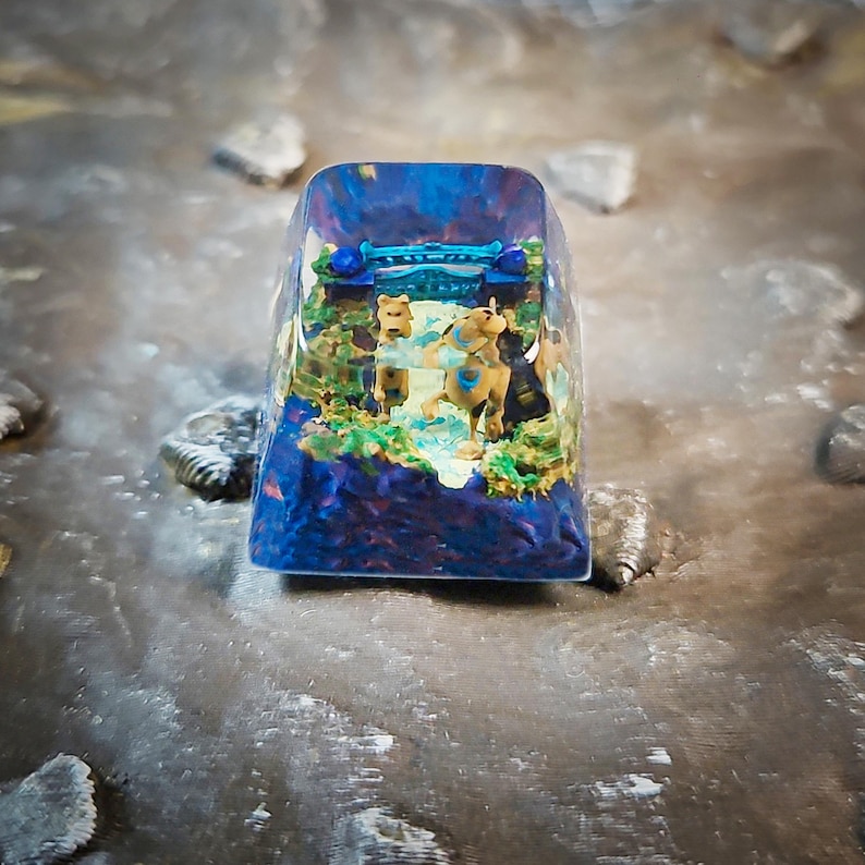 Dog Cartoon Keycap, Anime Custom Keycap, Character Keycap, Birthday ...