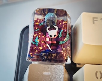 Ho.llow K.ni.ght Artisan Keycap, Resin Tastenkappe für handgemachtes Geschenk, Halloween Keycap, handgemachte Tastenkappe 1u, Geburtstagsgeschenk für Ihn.